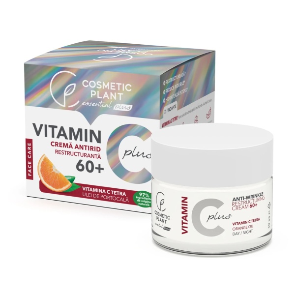 Crema antirid restructuranta 60+ Vitamin C Plus - 50 ml