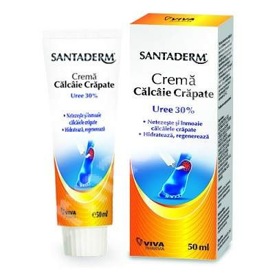 Crema calcaie crapate cu 30% uree Santaderm - 50 ml