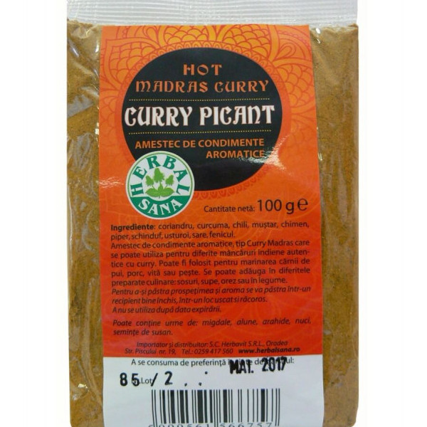 Curry picant - 100 g Herbavit