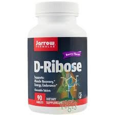 D-Ribose 1000mg - 90 tablete masticabile - Jarrow Formulas
