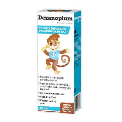 Dezanoplum solutie impotriva paduchilor de cap - 75 ml