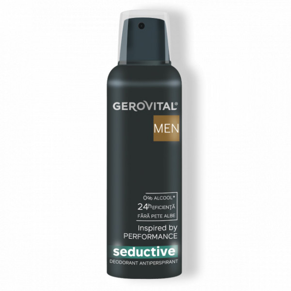 Gerovital Men Deodorant Antiperspirant Seductive - 150 ml