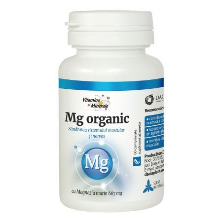 Magneziu Organic - 60 cpr