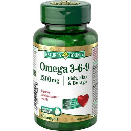 Omega 3-6-9 1200mg x 60cps - NB