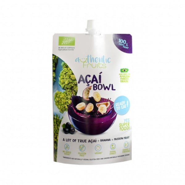 Pireu din fructe fara gluten, fara zahar, Acai Bowl Eco Bio - 250g