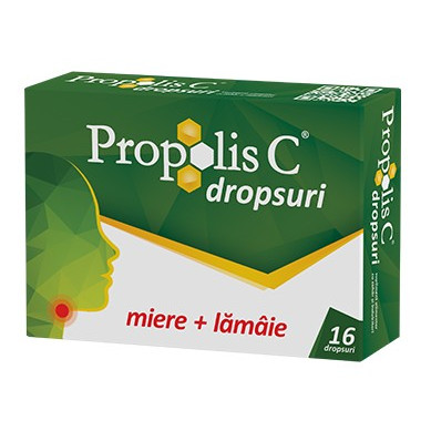 Propolis C Dropsuri - 16 buc