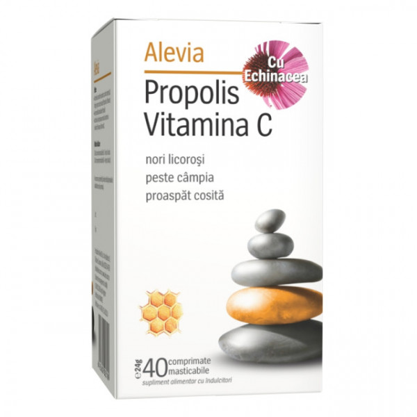 Propolis vitamina C cu echinacea - 40 cpr