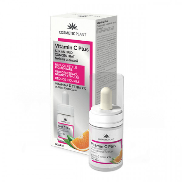 Ser antirid concentrat uleios Vitamin C Plus - 15 ml