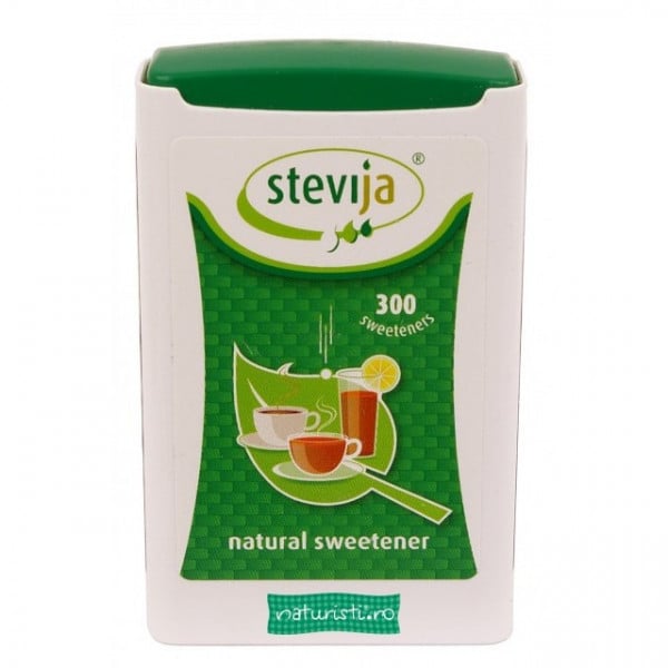 Stevia tablete - 300 buc. - 18 gr. (0.06 gr./cps)