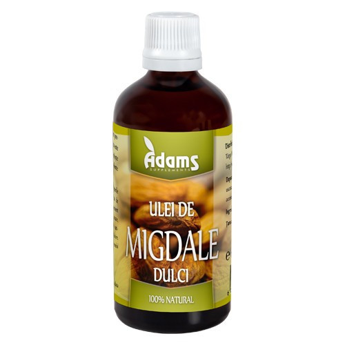 Ulei de migdale dulci presat la rece - 100 ml Adams Vision