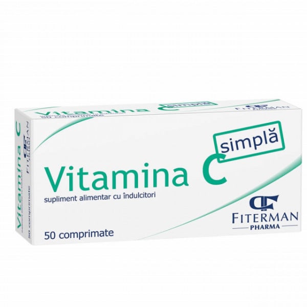 Vitamina C simpla 180 mg - 50 cpr