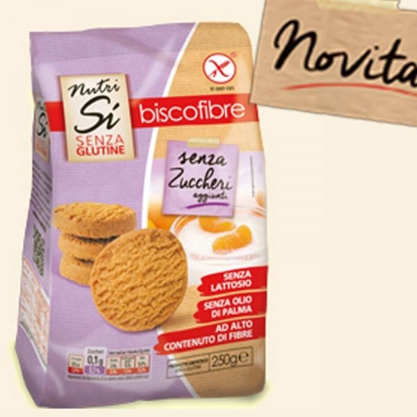 Biscofibre Biscuiti Fara zahar adaugat - 250g - Nutrisi