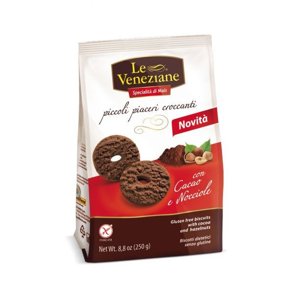 Biscuiti cu cacao si alune - 250g - Le Veneziane