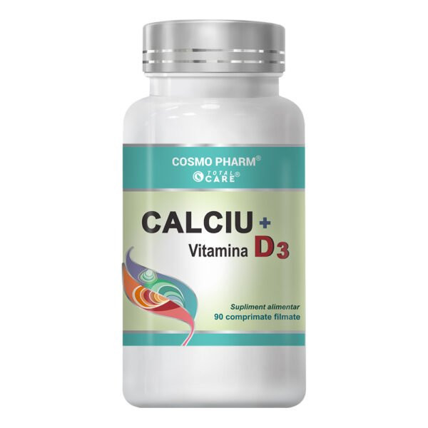 Calciu + Vitamina D3 - 90 cpr