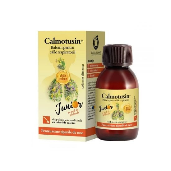 Calmotusin Junior cu gust de portocale - 100 ml