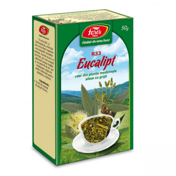 Ceai Eucalipt - Frunze R33 - 50 gr Fares