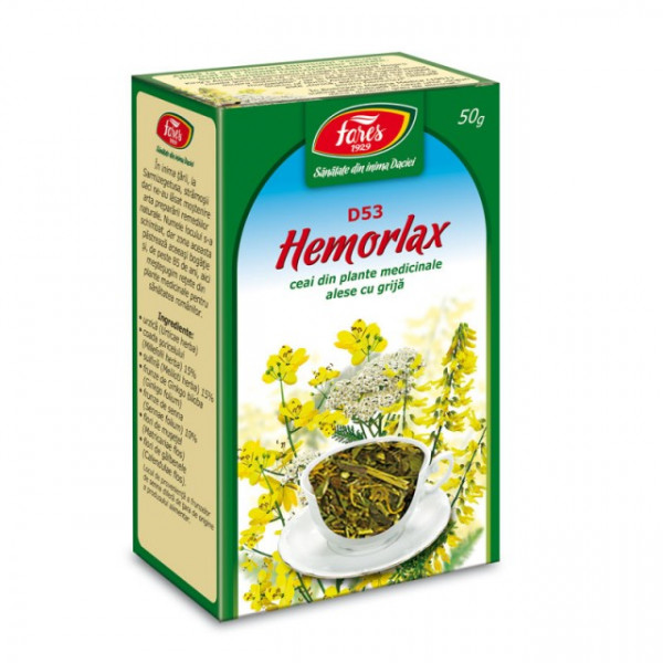 Ceai Hemorlax D53 - 50 gr Fares