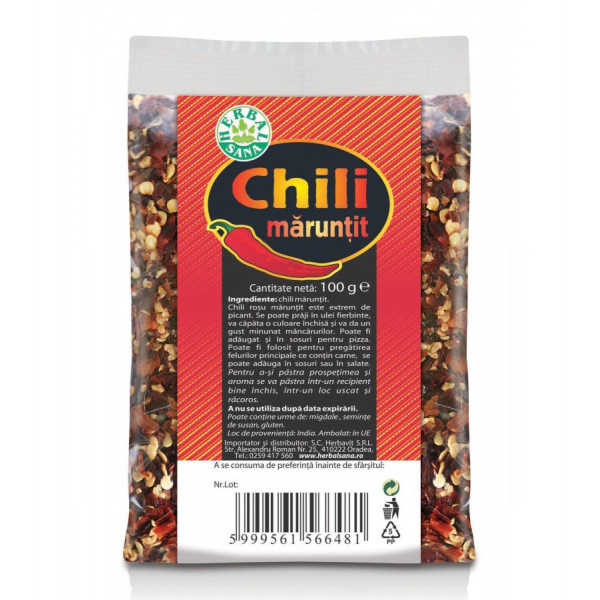 Chili maruntit - 100 g Herbavit