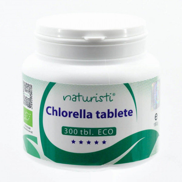 Chlorella tablete ECO - Naturisti - fata cutie