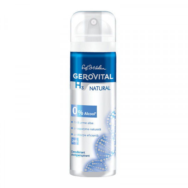 Gerovital H3 Deodorant Antiperspirant Natural - 150 ml