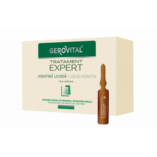 Gerovital Tratament Expert Keratina Lichida Fiole 10x10ml