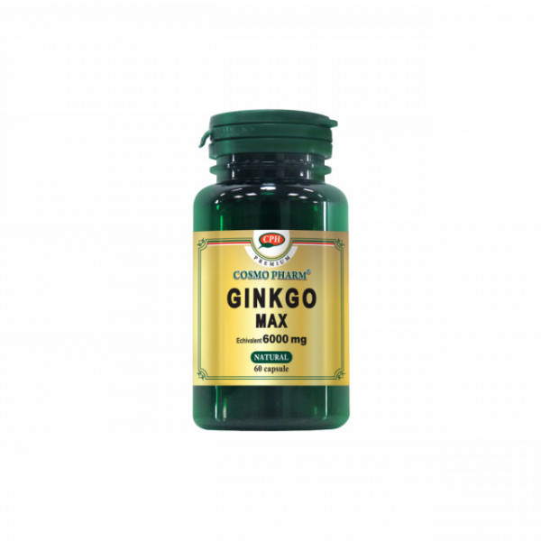 Ginkgo Max Extract 6000 mg - 60 cps