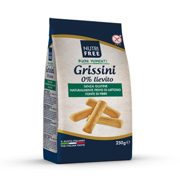 Grissini 0% Lievito - Fara Drojdie 250 g - Nutrifree