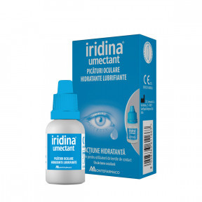 Iridina spray umectant pentru ochi oscati si obositi - 10 ml