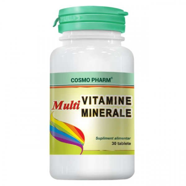 Multivitamine + multiminerale - 30 cpr