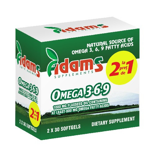 Omega 3-6-9 - 30 cps 1+1 Gratis