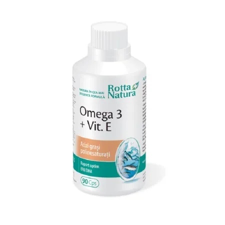 Omega 3 + Vitamina E - 90 cps