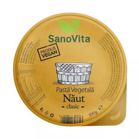 Pasta vegetala din naut - 100 g