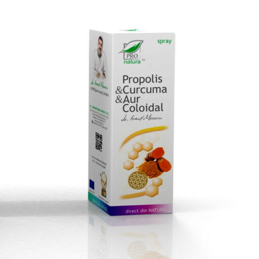 Propolis Curcuma Aur Coloidal spray - 50 ml