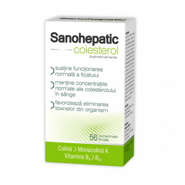 Sanohepatic Colesterol - 56 cpr
