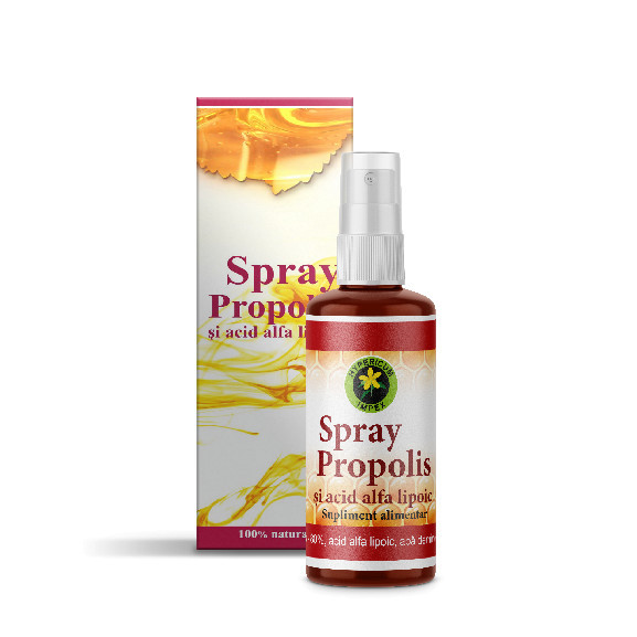 Spray Propolis si acid alfa lipoic - 50 ml