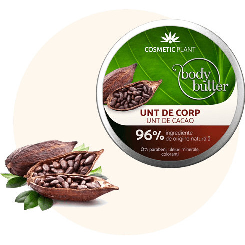 Unt de Corp cu Unt de Cacao - 200 ml