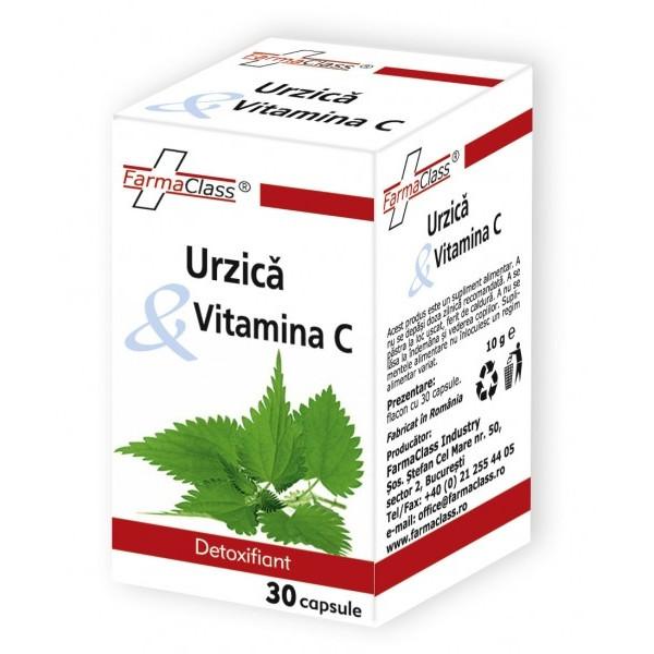 Urzica & Vitamina C - 30 cps