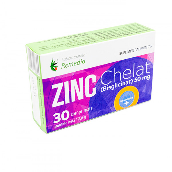 Zinc Chelat (Bisglicinat) 50 mg - 30 cpr
