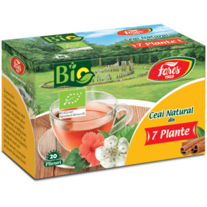 7 Plante ceai la plic bio - 20 pliculete