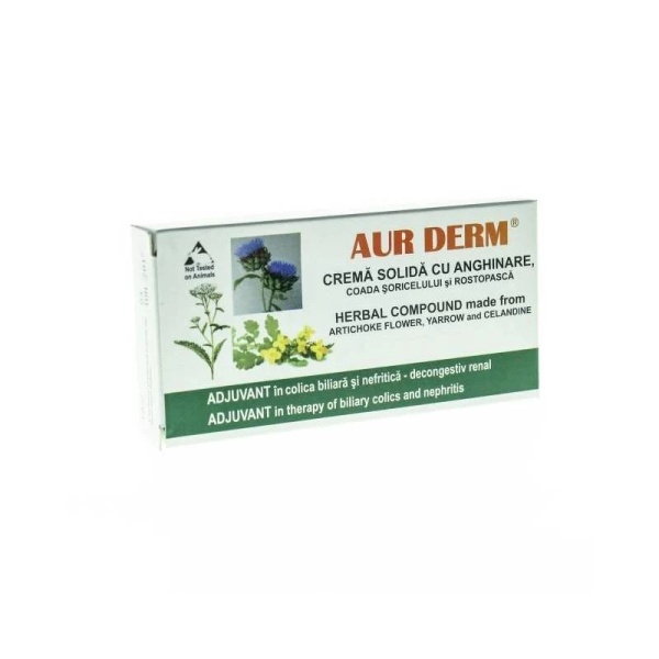 Aur Derm Supozitoare Anghinare forte 1,5gr*10 buc, Laur Med