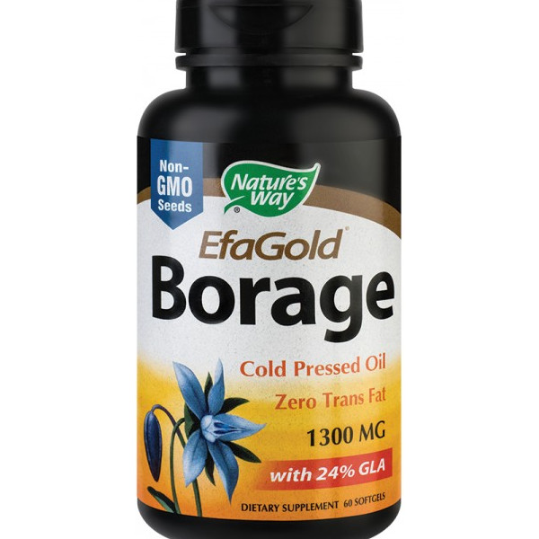 Borage 1300mg EfaGold - 60 capsule gelatinoase moi