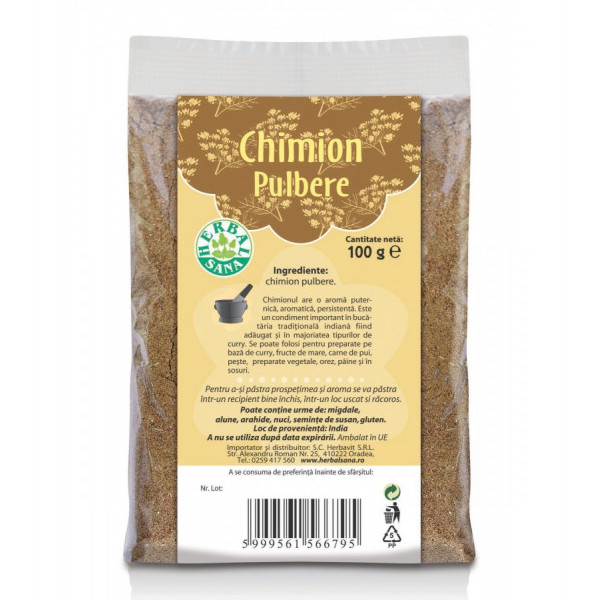 Chimion pulbere - 100 g Herbavit