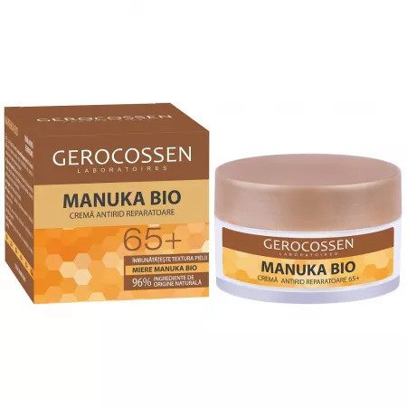 Crema reparatoare cu miere Manuka Bio 65+ - 50 ml