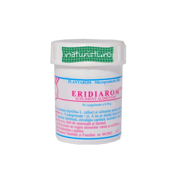 Eridiarom 50 cps - Tract digestiv / Diabet / Afectiuni oftalmologice