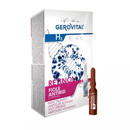 Gerovital H3 Retinol Fiole antirid cu retinol - 10x2ml