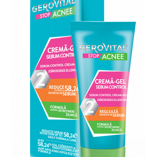 Gerovital Stop Acnee Crema-Gel Sebum Control - 50 ml
