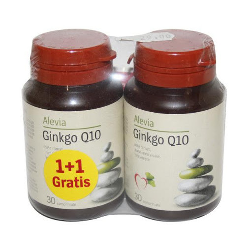 Ginkana Ginkgo Q10 - 30 cpr + 30 cpr Pachet