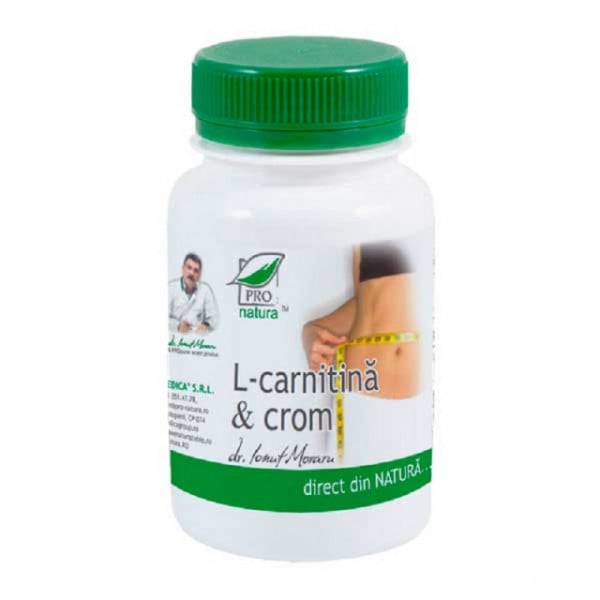 L-Carnitina si Crom - 60 cps