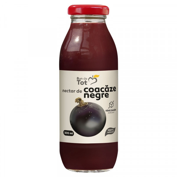 Nectar de coacaze negre fara zahar - 300 ml