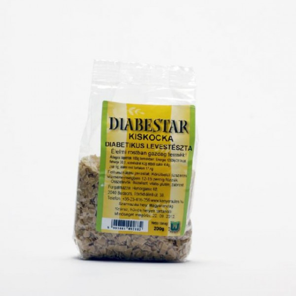 Paste patrate mici (pt. diabetici) - 200 g - Diabestar